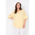 Wasabi WA-CORINNA 2 SHIRT - Gul skjorte W10755 Golden Fleece
