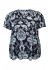 Zhenzi Zh-Sylva Blouse - Bl&aring; printet t-shirt 201357 Navy