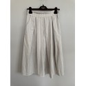 Marta MdcNatalina Skirt  - Sandfarvet stribet nederdel 2567029 Granito