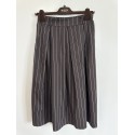 Marta MdcNatalina Skirt  - Brun stribet nederdel 2567029 Moro
