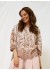 Marta MdcDestiny Blouse - Gr&aring; printet bluse 8044 Grey3142tps