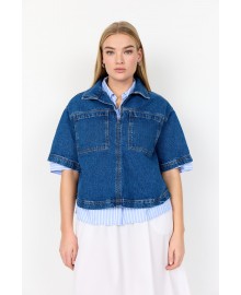Wasabi WA-CAIA 12 SHIRT - Denim bluse W10822 Medium Blue Denim