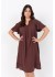 Wasabi WA-SIA 49 DRESS - Brun kjole W10953 Hot Fudge