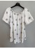 Marta MdcLuciana Top - Beige bluse med prikker 26136 Beige