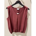 Wasabi WA-SABINA 104  TOP - Rød top W20628 Oxblood Red