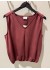 Wasabi WA-SABINA 104  TOP - R&oslash;d top W20628 Oxblood Red