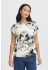 Fransa FRSEEN TEE 1 - Printet t-shirt 20610634 Watercool Bloom Ice water - Blue