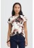 Fransa FRSEEN TEE 1 - Printet t-shirt 20610634 Watercool Bloom Rom Raisin - Red