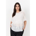 Wasabi WA-SILICIA 3 BLOUSE - Hvid bluse W10845 OFFWHITE