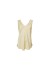 Black Colour BCMABEL DOUBLE V-NECK TOP - Gul satin top 41210 Light Yellow