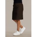 Sandgaard Copenhagen Bengaline skirt - Brun bengalin nederdel SG145 Brown