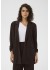 Kaffe KAphoebe 3/4 Sleeve Blazer - Brun blazer 10511489 Coffee Bean