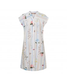 Marta McdJenni Dress - Lyseblå printet kjole 5269 Celeste179ppb