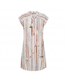 Marta McdJenni Dress - Brun printet kjole 5269 Moro1779ppb