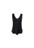 Black Colour BCMABEL DOUBLE V-NECK TOP - Sort satin top 41210 Black