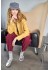 Black Colour BCMALONE SHIRT - Gul stribet skjorte 41232 Mustard