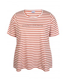 Zhenzi Zh-Karin 1429-T-shirt - Stribet t-shirt 201429 Warm Blush