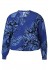 Zhenzi Zh-Kesh 1457-Blouse - Bl&aring; printet bluse 201457 Cobalt Blue