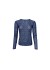 Black Colour BCANNIE MESH BLOUSE - Bl&aring; mesh med prikker 3846 Navy Dot