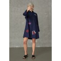 Love&Divine Love1589 Dress - Navy kjole med broderi 20020 Navy Emb.