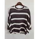 Marta MdcCascade knit - Stribet strik 58678 Moro/Panna
