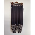 Marta MdcAmalie Pants - Sort printet buks 6893A Black1034tpb