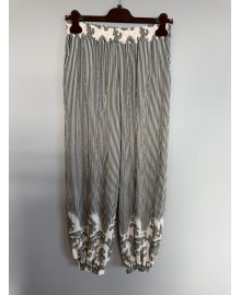 Marta MdcAmalie Pants - Grøn printet buks 6893A Military4602tpe