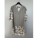 Marta MdcGoldie Dress - Grøn printet kjole 7474 Military4602tpe