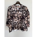 Marta MdcDestiny Blouse - Sort printet bluse 8044 Nero1948ppg