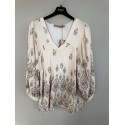 Marta MdcMaevy Blouse - Printet bluse 8512- Bordeaux6752tpk