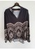 Marta MdcLinden Blouse - Sort printet bluse 8567 Black1034tpb