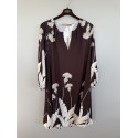 Marta MdcVerbena Dress - Brun printet kjole 8683 Originale1537tpu