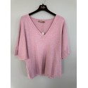 Marta MdcInaya Knit - Grøn strik 9587 Rosa Melange