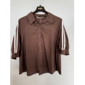 Marta MdcBambi Shirt - Brun skjorte 268819 Moro/Panna