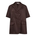 Co'Couture MeiCC SS Blazer - Brun kortærmet blazer 500761 Dark Brown