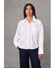 Love&Divine love1495-6 - Hvid skjorte med broderi 20266 White