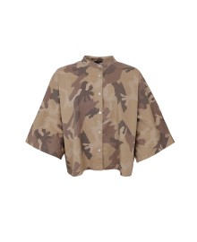 Black Colour BCALLY LOOSE SHIRT - Camouflage skjorte 41145 Brown Camouflage