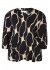 Zhenzi ZH-sylva 1432 Blouse - Sort printet bluse 201432 Black