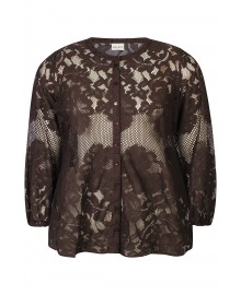 Zhenzi Zh-Lidia1524 Blouse LS - Brun blondebluse 201524 Chokolade