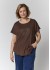 Gozzip Ggitte T-shirt with stones - Brun t-shirt G265032 Brown