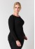 Sandgaard Rib Top - Sort rib t-shirt SG156 Black