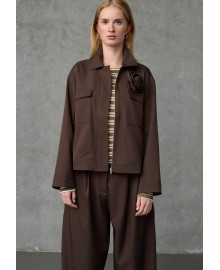 Love&Divine love1471-1 Jacket - Brun jakke 20194 D. Chocolate