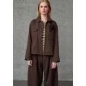 Love&Divine love1471-1 Jacket - Brun jakke 20194 D. Chocolate