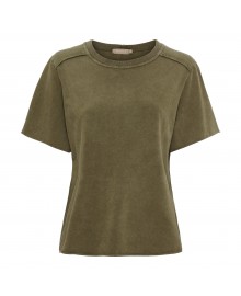 Marta MdcAlouette Tee - Grøn vaskede t-shirt 68871Military