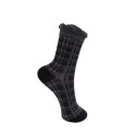 Black Colour BCCHECKIE SOCK - Ankelstrømper 8562 Black