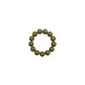 Black Colour BCHOLLY BRACELET - Grønt perle armbånd 4563 Army
