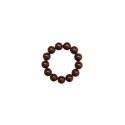 Black Colour BCHOLLY BRACELET - Brunt perle armbånd 4563 Coffee
