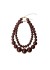 Black Colour BCHOLLY DOUBLE NECKLACE - Brun halsk&aelig;de 4562 Coffee