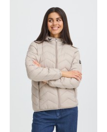 Fransa FRBAPADDING 1 Outerwear - Beige letvægts jakke 20609336 String