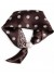 Tim&Simonsen Chloe Scarf w. Magnetic Pearl - Brun prikket t&oslash;rkl&aelig;de TSJ467&nbsp;AW6